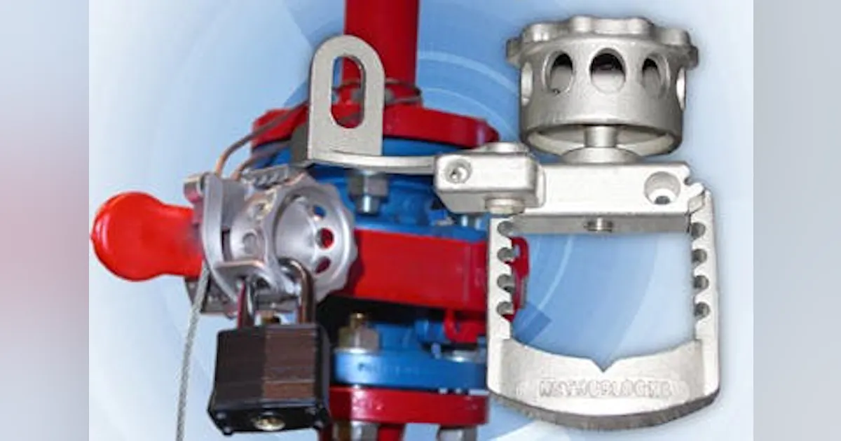 Chain Operated Valve Lock Universal Valve Locking System | Processing Magazine