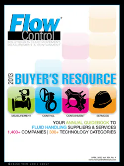 Flow Control Magazine’s April 2013 Cover