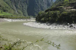 Nu River in China Nu River in China