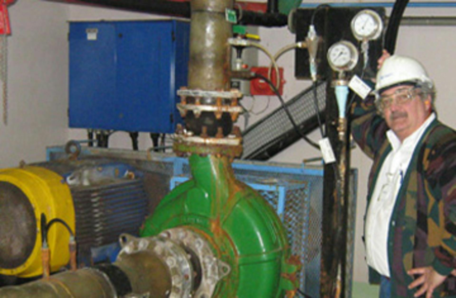 Pump Guy with Pressure Gauges