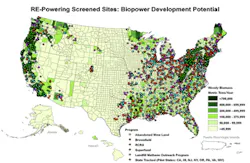 EPA REPowering Program Biopower Development Potentioal Map U.S. Environmental Protection Agency EPA REPowering Program Biopower Development Potentioal Map U.S. Environmental Protection Agency