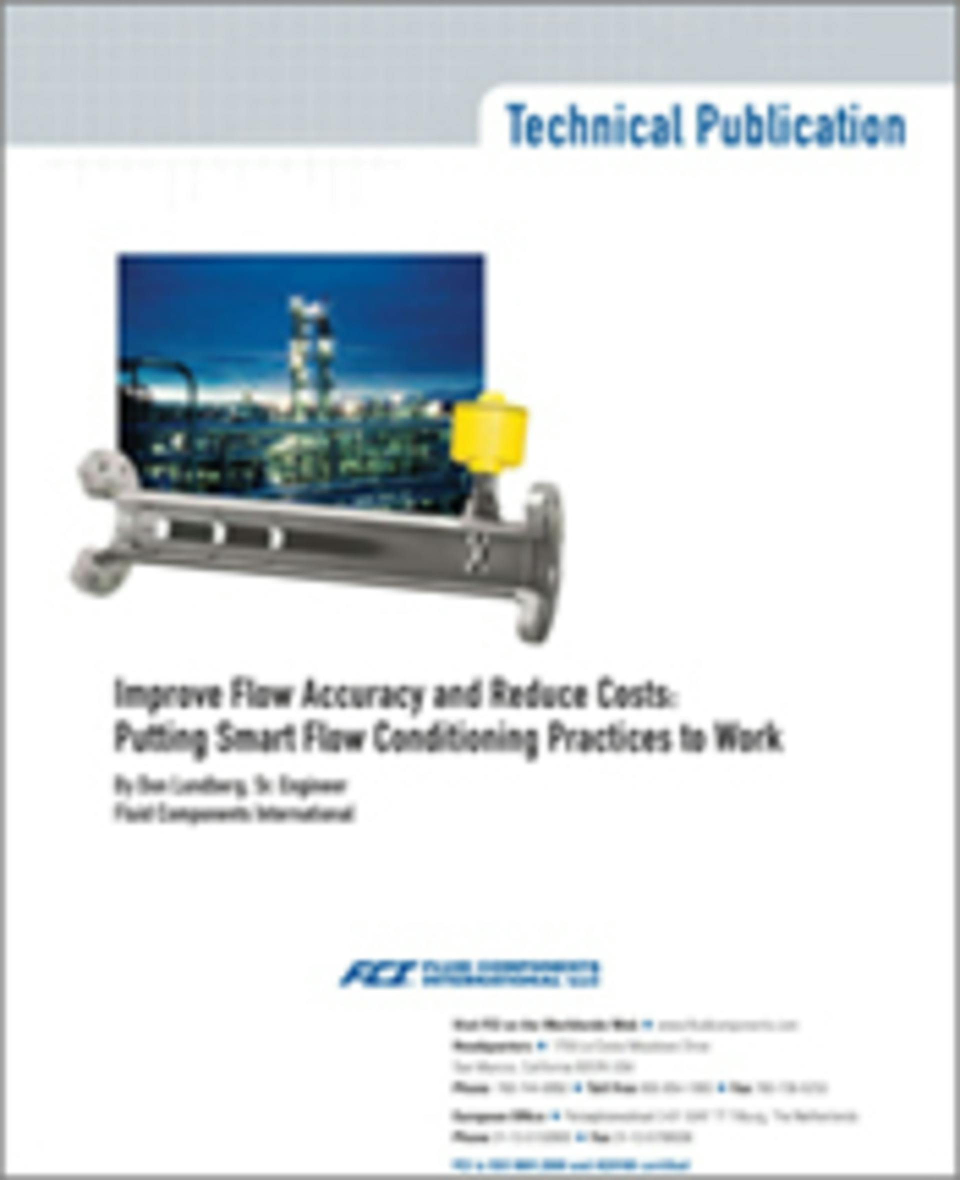 Fluid Components International Flow Conditioning White Paper