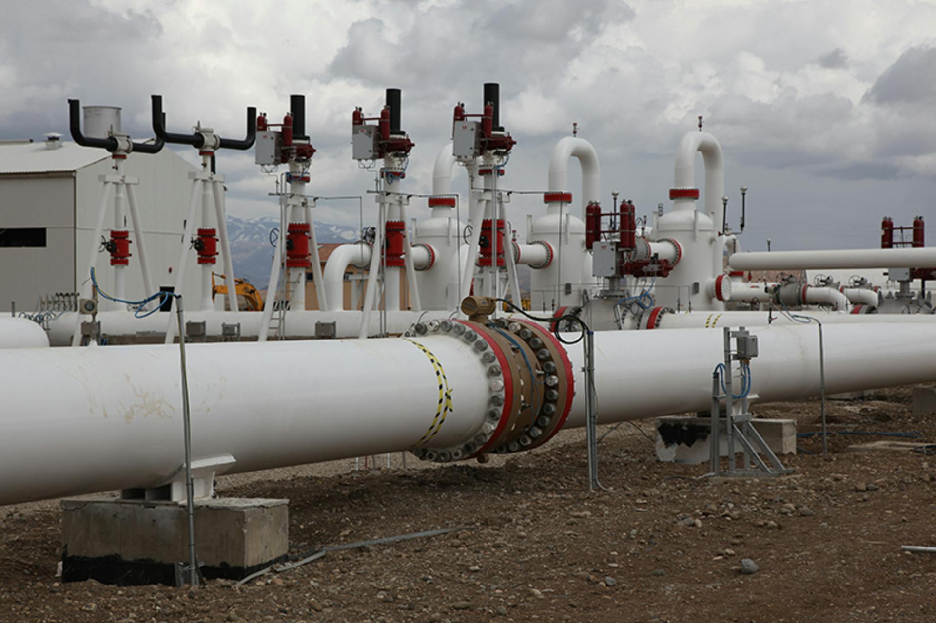 Figure 2. BOTAS natural gas compressor station at Cayirli, a town in Erzincan Province of Eastern Turkey.