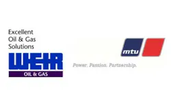 Weir Oil & Gas and MTU logos