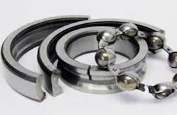 Disassembled Ball Bearing Disassembled Ball Bearing