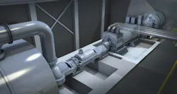 Turbine with Control System – Steam Monitoring & Management