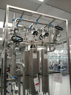 O2 purifier skid (Courtesy HPi Verification Services) O2 purifier skid (Courtesy HPi Verification Services)