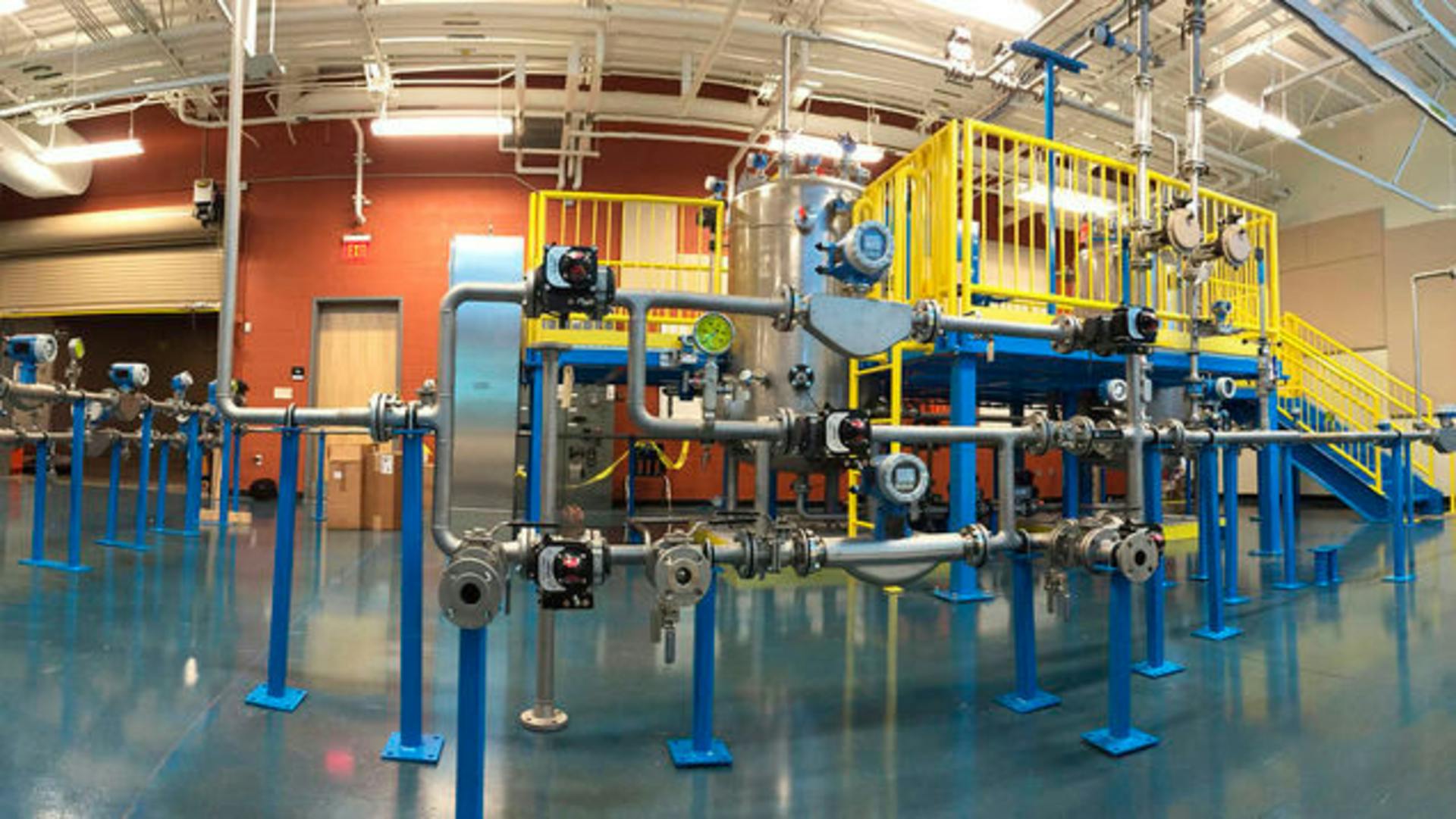 The new Process Training Unit at BridgeValley Community and Technical College in West Virginia.