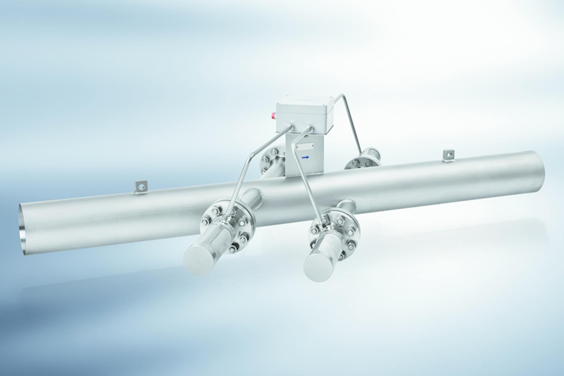 The OPTISONIC 8300 ultrasonic flow meter for steam or hot gas measurement from KROHNE Inc. Courtesy of KROHNE Inc.