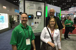 Editor Lori Ditoro visited with Schneider Electric’s Jack Creamer, Robert Hemmerdinger and Scott Coulter to learn about the ready-to-connect Modicon M172p expandable PLC. Editor Lori Ditoro visited with Schneider Electric’s Jack Creamer, Robert Hemmerdinger and Scott Coulter to learn about the ready-to-connect Modicon M172p expandable PLC.
