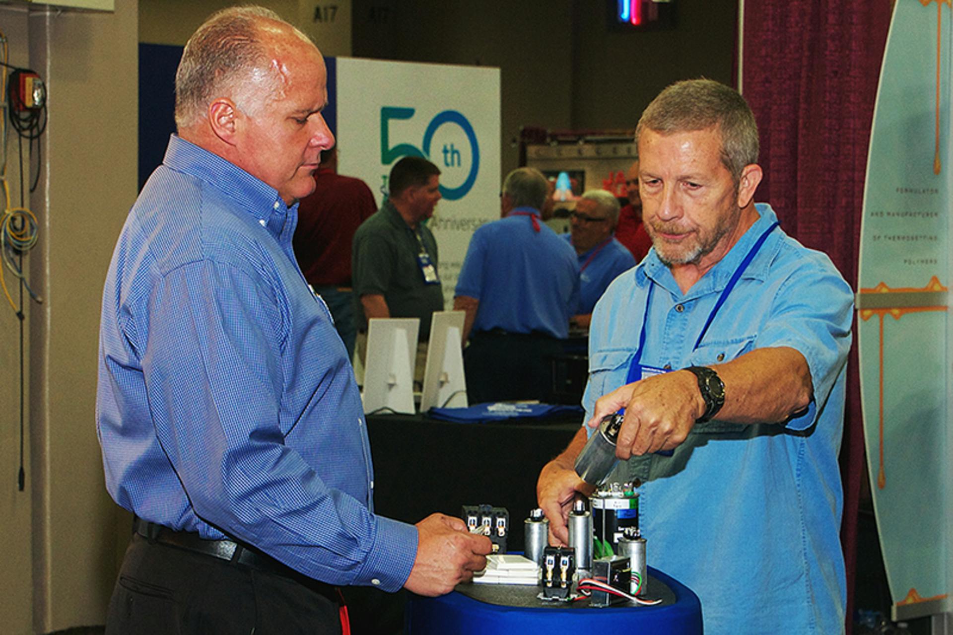 Electrical and mechanical equipment and services professionals attend the 2015 EASA Convention. Courtesy of he Electrical Apparatus Service Association Inc.
