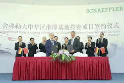 Schaeffler invested in a new manufacturing location in Xiangtan, in the Chinese province of Hunan. Image courtesy of Schaeffler Schaeffler invested in a new manufacturing location in Xiangtan, in the Chinese province of Hunan. Image courtesy of Schaeffler