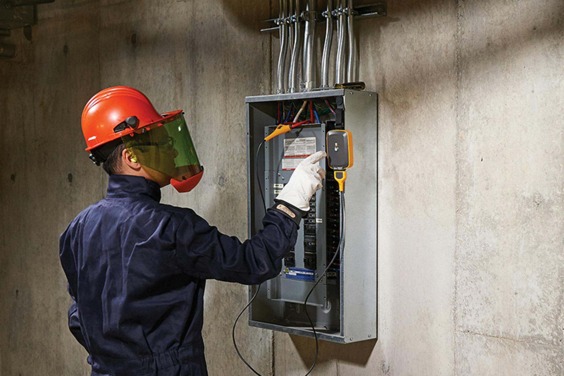 By installing a portable current sensor on a power panel, a technician can use a condition monitoring system to send current measurements every second to a gateway connected to a wired or wireless network. All images courtesy of Fluke Corporation