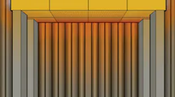 Figure 1. Schematic of Duplex in a VC heater. All graphics courtesy of ClearSign Combustion Corporation