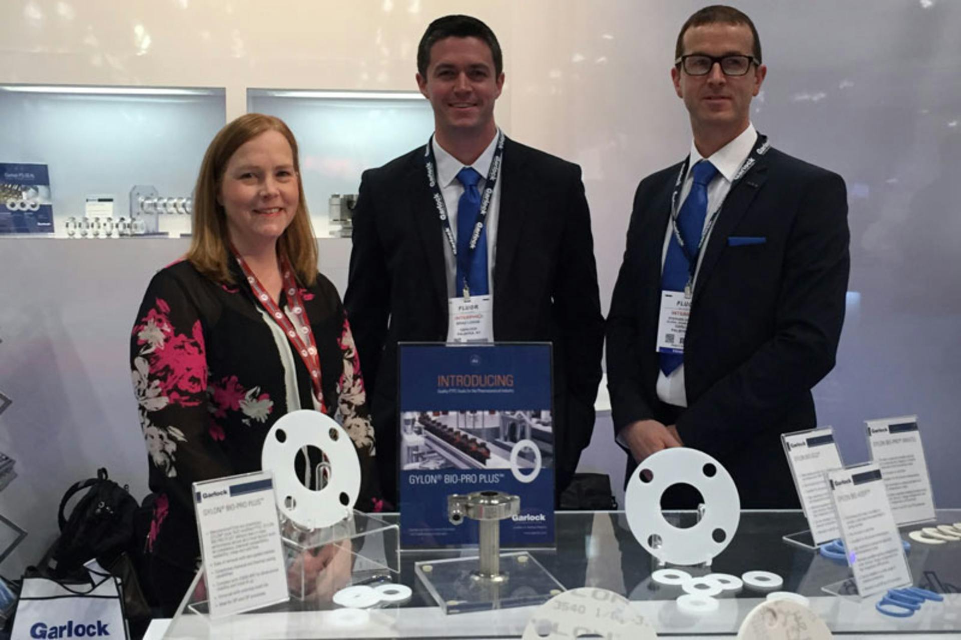 Editorial Director Lori Ditoro visited with Garlock at INTERPHEX 2016.