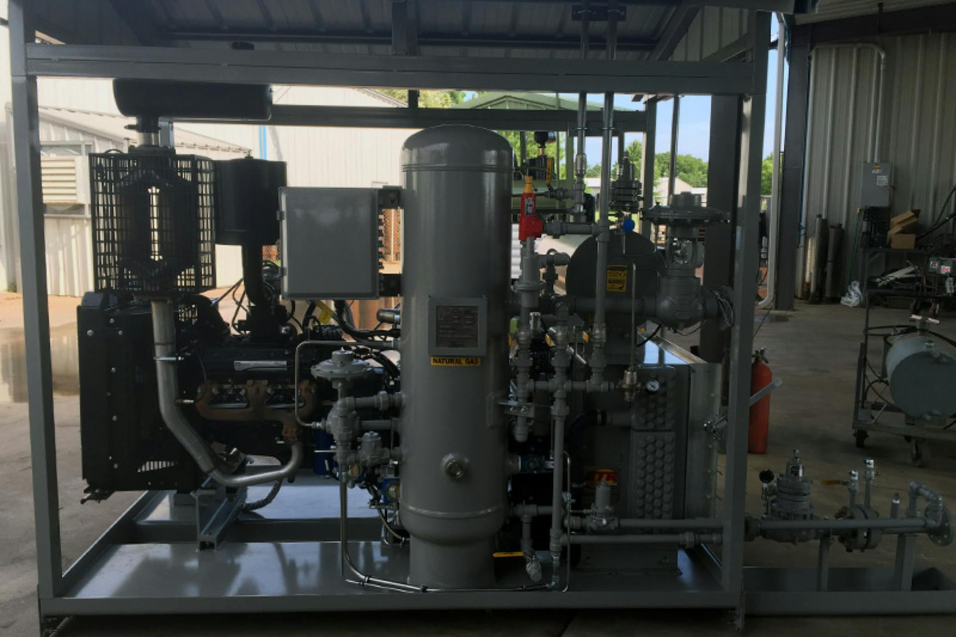 Compressors at the manufacturer&rsquo;s facility. All images courtesy of Norriseal-Wellmark