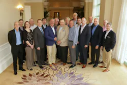 Front row from left: Michael Cropper, Christy Bermensolo, Michael Michaud, John White, Jr., George Harris, John Kahren, Oakley Roberts, Peter Barry, Ken Napolitano. Back row from left: Kim Jackson, Mark Johnson, John Donatiello, Brent Ross, Mark Kreinbihl, John Miersma, Delancey Davis, Jeremy Frank, Mark Chaffee; Not pictured: Al Huber, Stan Knecht. Image courtesy of Hydraulic Institute
