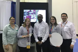 The Pulsafeeder team showed our editorial staff its new diaphragm pump technology at OTC in Houston, Texas. The Pulsafeeder team showed our editorial staff its new diaphragm pump technology at OTC in Houston, Texas.