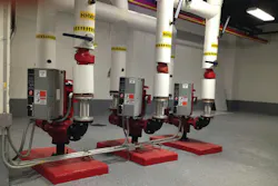 VFDs installed inside the Twin Parks housing development in the Bronx, New York. Image courtesy of Xylem VFDs installed inside the Twin Parks housing development in the Bronx, New York. Image courtesy of Xylem
