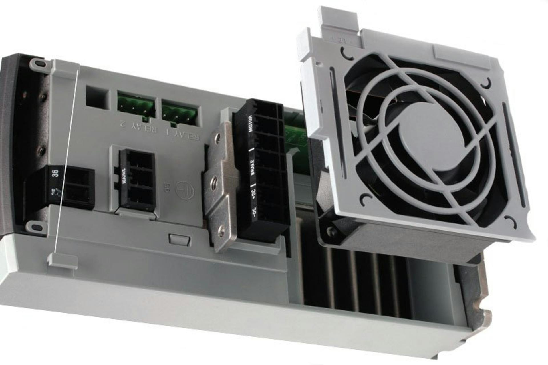 Image 1. Main source of cooling for drives. Check for dust and debris. All graphics courtesy of Danfoss Drives