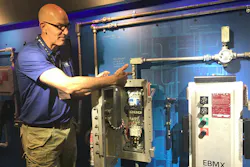 Eaton demonstrated its new explosion-proof enclosure at the Offshore Technology Conference (OTC) in Houston. Eaton demonstrated its new explosion-proof enclosure at the Offshore Technology Conference (OTC) in Houston.