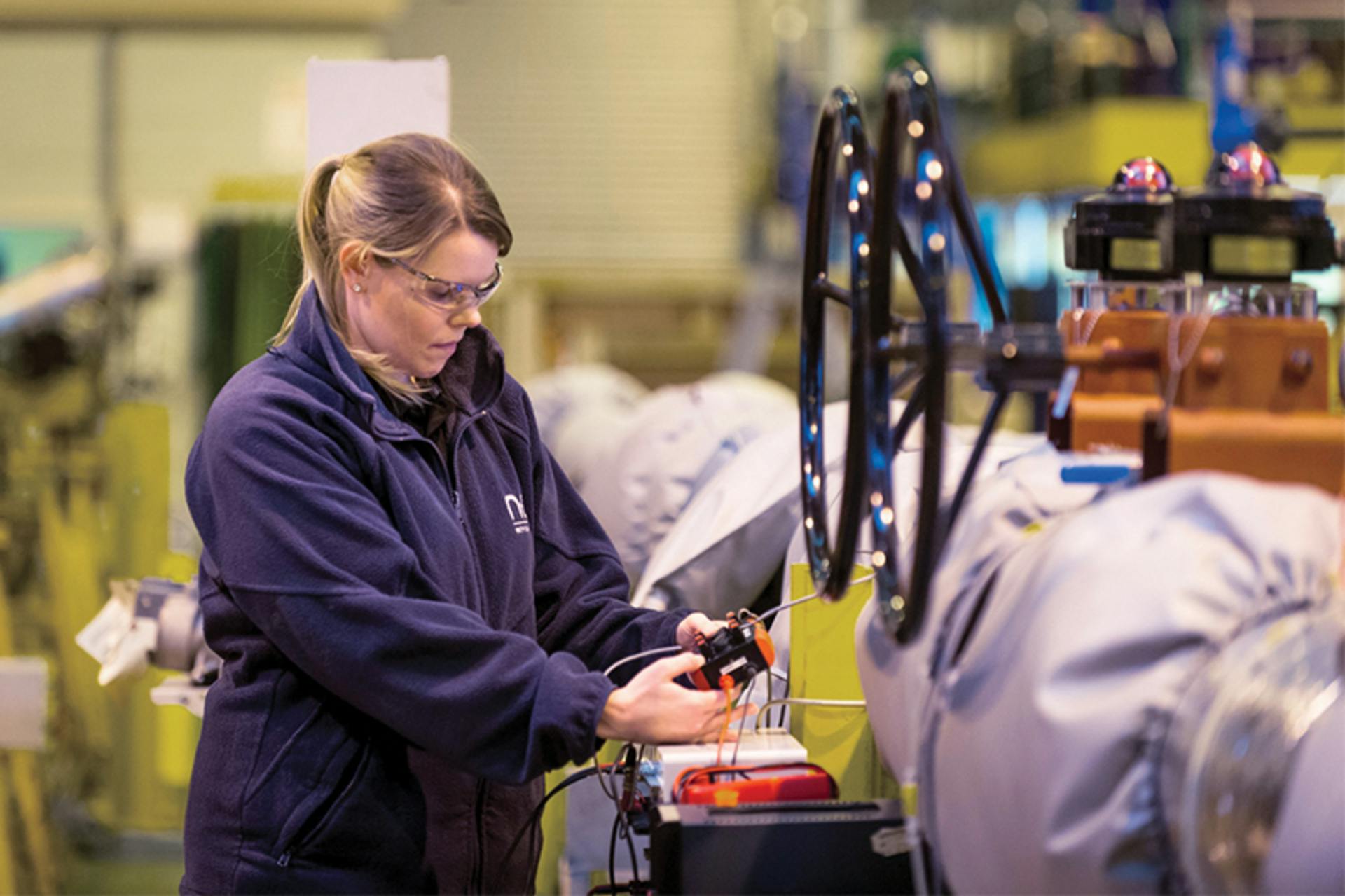 Metering diagnostics in the laboratory. Image courtesy of NEL