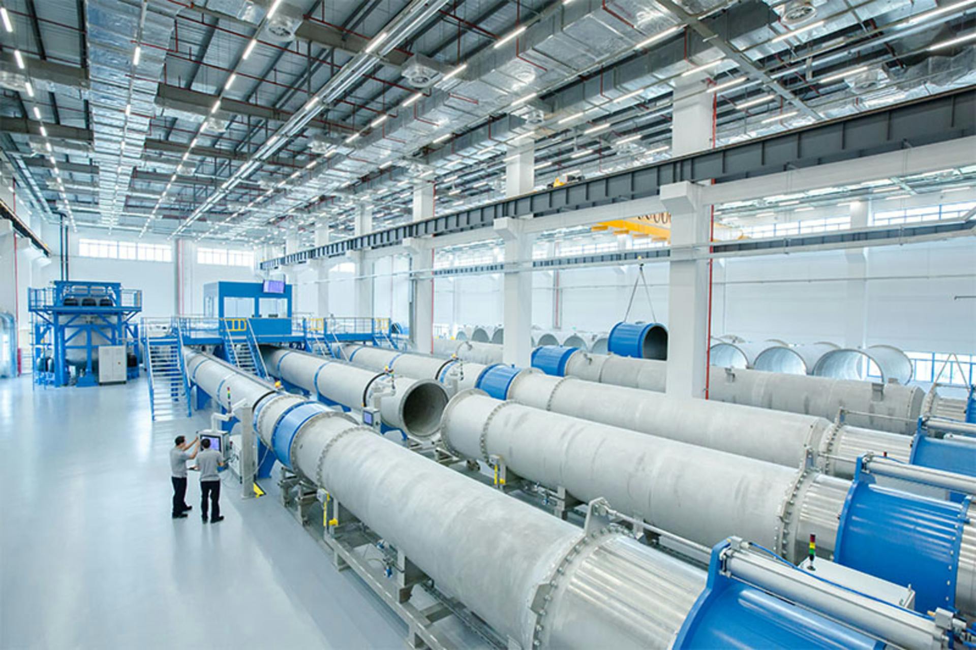 Endress+Hauser&rsquo;s new Suzhou, China, plant is designed for very large instruments with diameters up to 3,000 millimeters. Graphic courtesy of Endress+Hauser