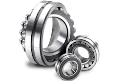 Figure 1. Self-aligning bearings are engineered to compensate for misalignment in applications. All graphics courtesy of SKF USA Inc. Figure 1. Self-aligning bearings are engineered to compensate for misalignment in applications. All graphics courtesy of SKF USA Inc.
