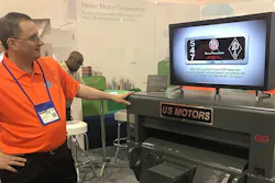 The Nidec Motor Corporation team showed us their redesigned Titan 5000 frame at EASA 2018. The Nidec Motor Corporation team showed us their redesigned Titan 5000 frame at EASA 2018.