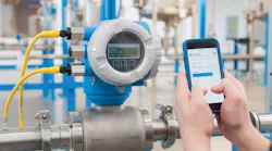 WLAN, Bluetooth and web server interfaces allow technicians to monitor, diagnose and configure flowmeters from smartphone apps. All images courtesy of Endress+Hauser