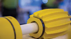 Figure 1. Rotating buoyancy generates repeatable and predictable pipeline behavior. All images courtesy of Trelleborg Offshore