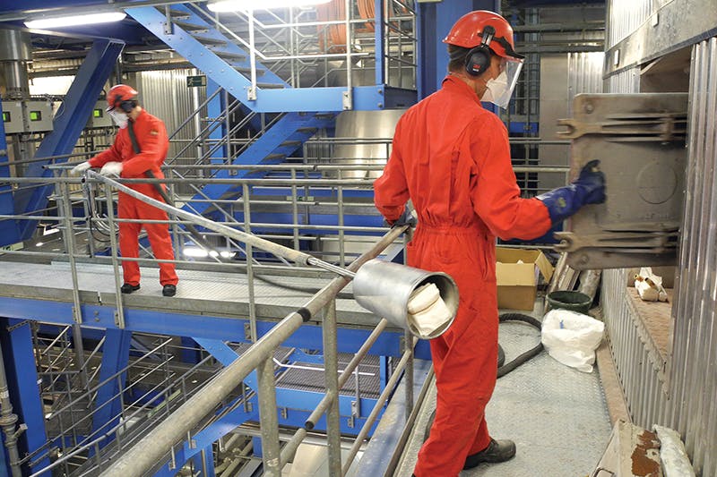 Figure 1. Bang&Clean&rsquo;s cleaning process has been used in industries where fuel-fired energy and power generation plants are in operation. All images courtesy of Kistler