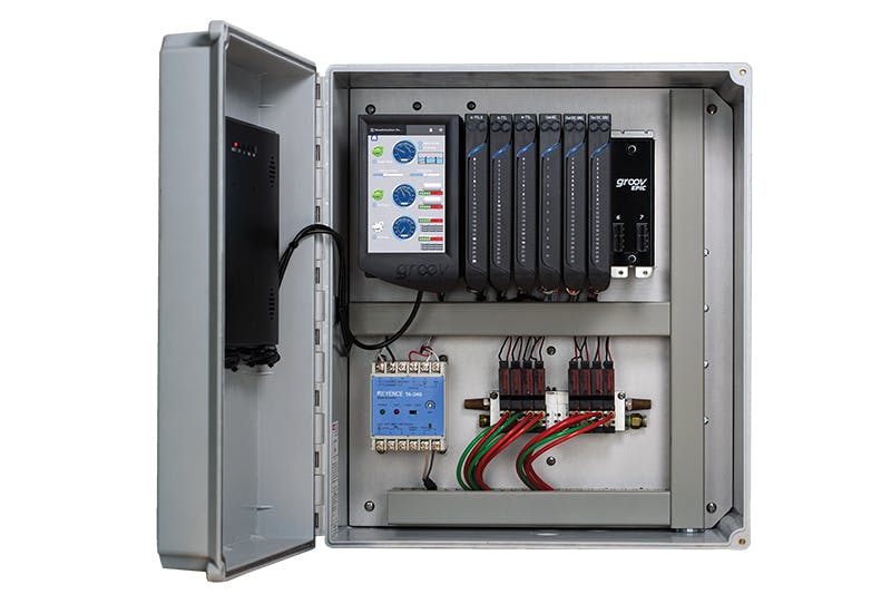 Figure 1. Opto 22&rsquo;s groov EPIC device, released in May 2018 with quarterly updates since then, is the first of many expected in this class. All images courtesy of Opto 22