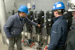 The expanded range of Grundfos CRs allows the reliable vertical multistage pump to be used in various applications. The expanded range of Grundfos CRs allows the reliable vertical multistage pump to be used in various applications.