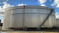 Figure 1: After a successful test of the SignalFire wireless tank gauging system on 25 tanks at one site, the bulk storage terminal company added them to 21 tanks at another site and then went back to the original site to upgrade 25 more tanks.