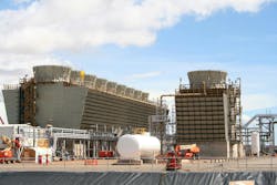 Figure 1: Recirculated water used with cooling towers must be monitored for dissolved solids, and conductivity is the primary parameter. Figure 1: Recirculated water used with cooling towers must be monitored for dissolved solids, and conductivity is the primary parameter.