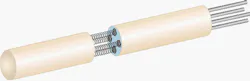 Figure 1: A dual wire-wound sensing element. Figure 1: A dual wire-wound sensing element.