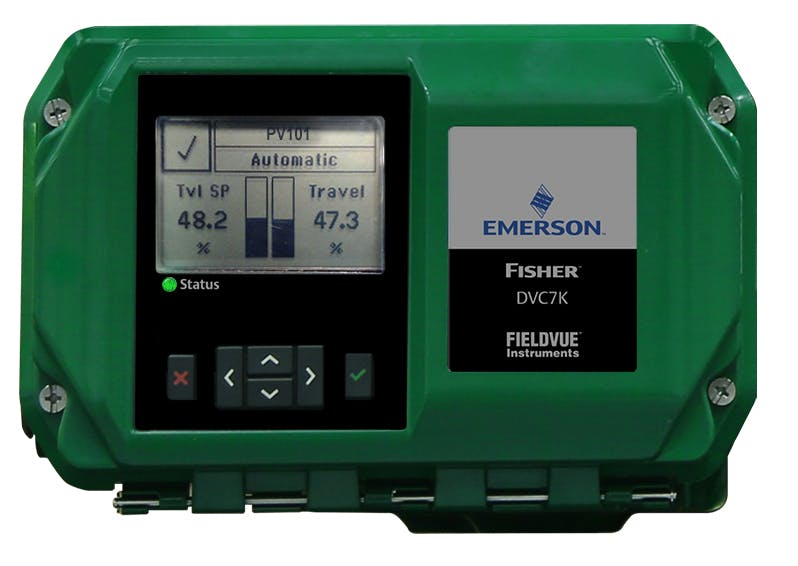 The Fisher FIELDVUE DVC7K is the industry's highest performing and most reliable valve controller, and the first to include embedded prognostics.