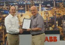 Sean Vincent FCG Director of Technology Programs and Peter Bradley from ABB