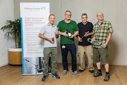 The development team of the Proline Prosonic Flow P 500 from Endress+Hauser Flow. The development team of the Proline Prosonic Flow P 500 from Endress+Hauser Flow.