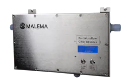 Featuring a patented design and built with corrosion-resistant PFA wetted material, the Malema CIFM-88 Series DuraMassFlow PFA Coriolis Mass Flowmeter is an ideal solution for measuring aggressive acids and alkalis in chemical and industrial processes. Featuring a patented design and built with corrosion-resistant PFA wetted material, the Malema CIFM-88 Series DuraMassFlow PFA Coriolis Mass Flowmeter is an ideal solution for measuring aggressive acids and alkalis in chemical and industrial processes.
