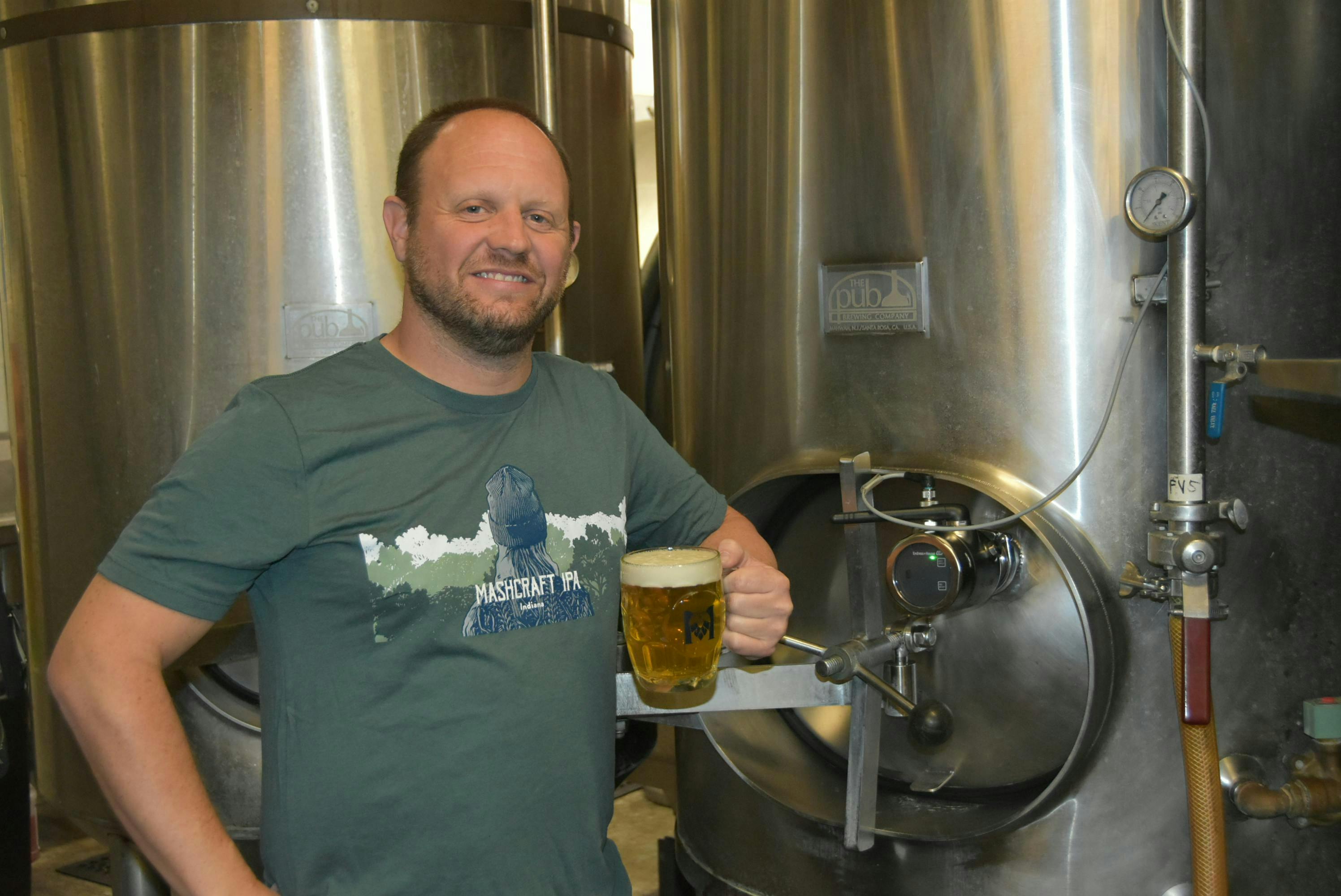 Andrew Castner, owner and brewer at MashCraft Brewing.