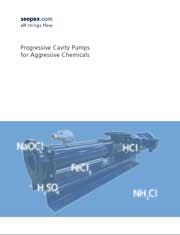Progressive Cavity Pumps For Aggressive Chemicals