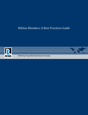 Ross Ribbon Blenders A Best Practices Guide 1