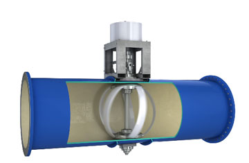 in-pipe hydroelectric power system