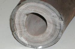 Limescale-in-pipe/Wikipedia Commons Limescale-in-pipe/Wikipedia Commons