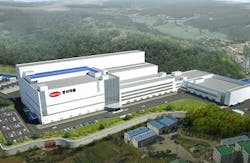 Aerial view of Hanmi Pharmaceutical&acirc;??s Global Smart Facility in Paltan Plant (Photo courtesy Hanmi Pharmaceutical Co.