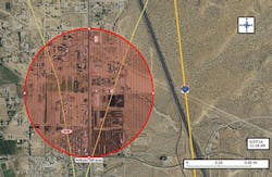 Hazmat evacuation area Hazmat evacuation area