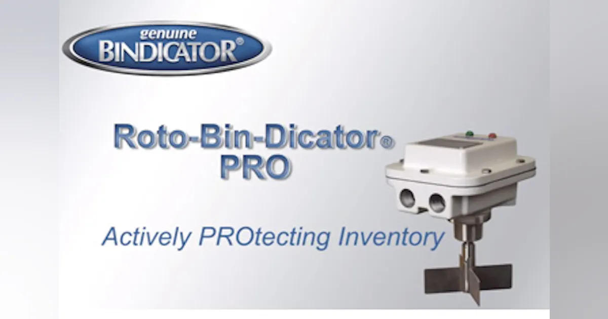 Bindicator Roto-Bin-Dicator PRO Product Video | Processing Magazine