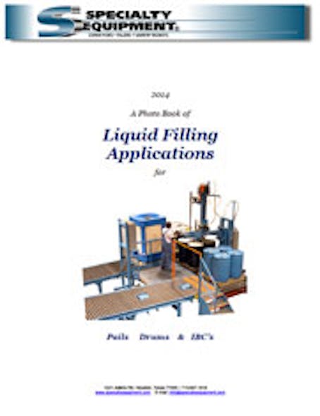 Specialty Equipment Liquid Filling Applications